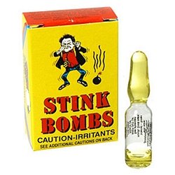 9 x Glass Stink Bombs Bomb Joke Shop Smell Fart Joke Prank  Rotten Eggs Boxed BN 