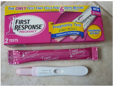 2 fake pregnancy test kits in one box.