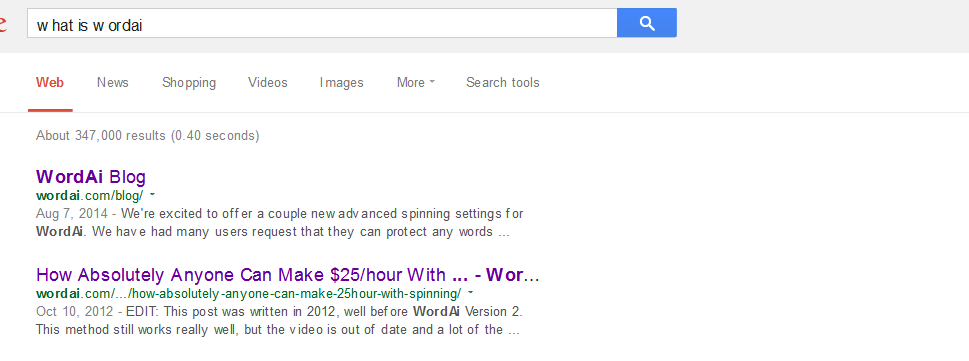 what is wordai - Google Search
