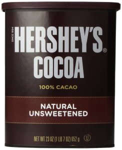 hershey's cocoa powder unsweetened to darken blood