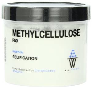 Gelification methylcellulose for fake semen